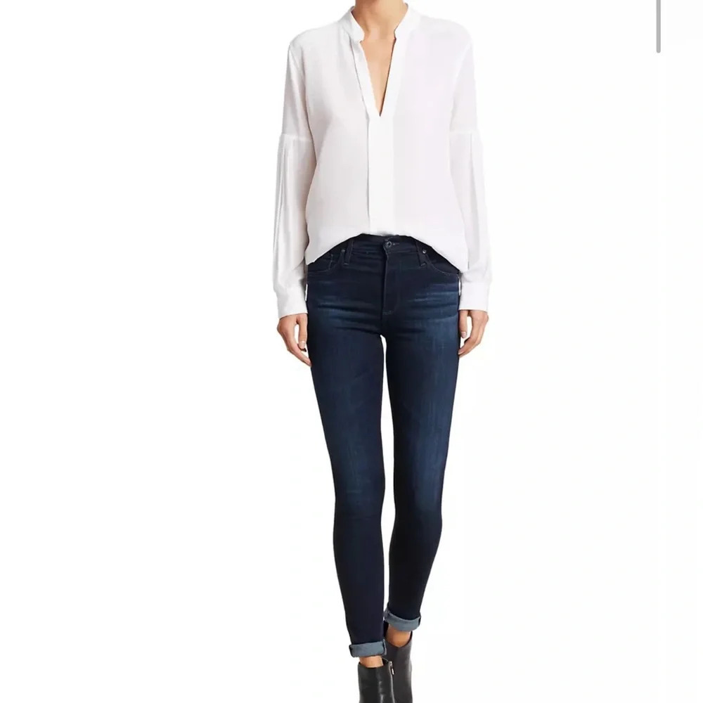 AG Farah High-Rise Stretch Skinny Ankle Jeans Size 29 - Picture 2 of 11